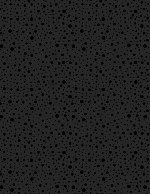 Essentials Midnight Dotty Dots Black on Black