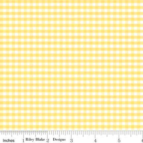 Beautiful Day Plaid Yellow Quilt Fabric C10695 Quilt Expressions