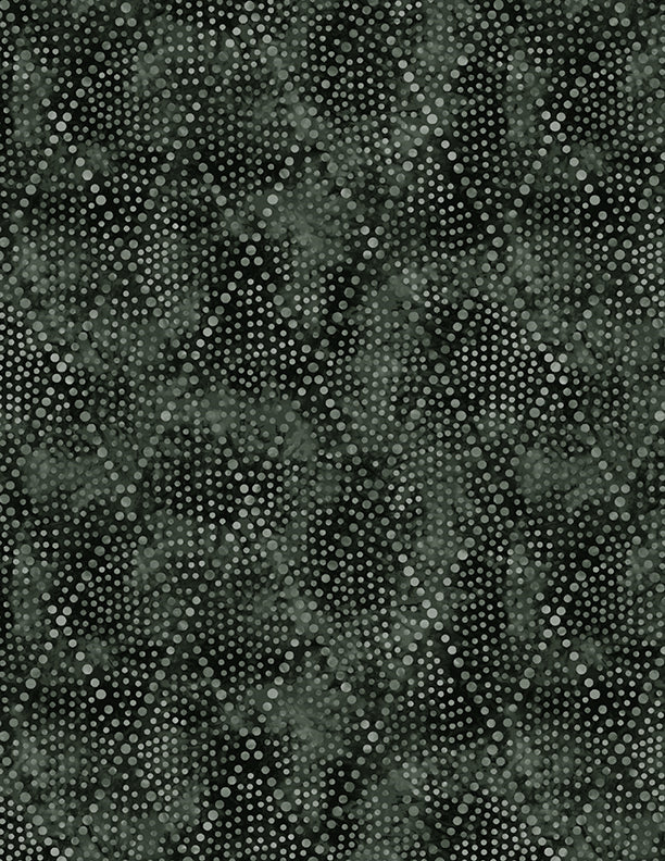 Diamond Dots Forest Black 108" Wide Backing 1054 2088 990
