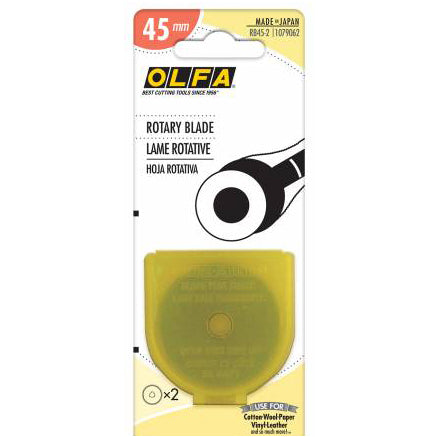 Olfa 45mm Rotary Blade 2-Pack RB45-2