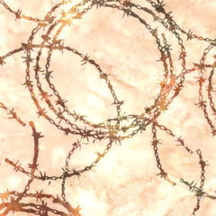 Circular Barbed Wire Batik Rust 70