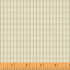 General Store Textured Plaid Ivory Fabric (51455-6)