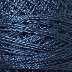 Valdani Pearl Cotton Size 12 Thread Solid Dusty Blue 112