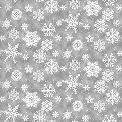 Snow Crew Snowflakes Gray 1288-90