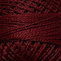 Valdani Pearl Cotton Size 12 Thread Solid Rusty Burgandy 1334