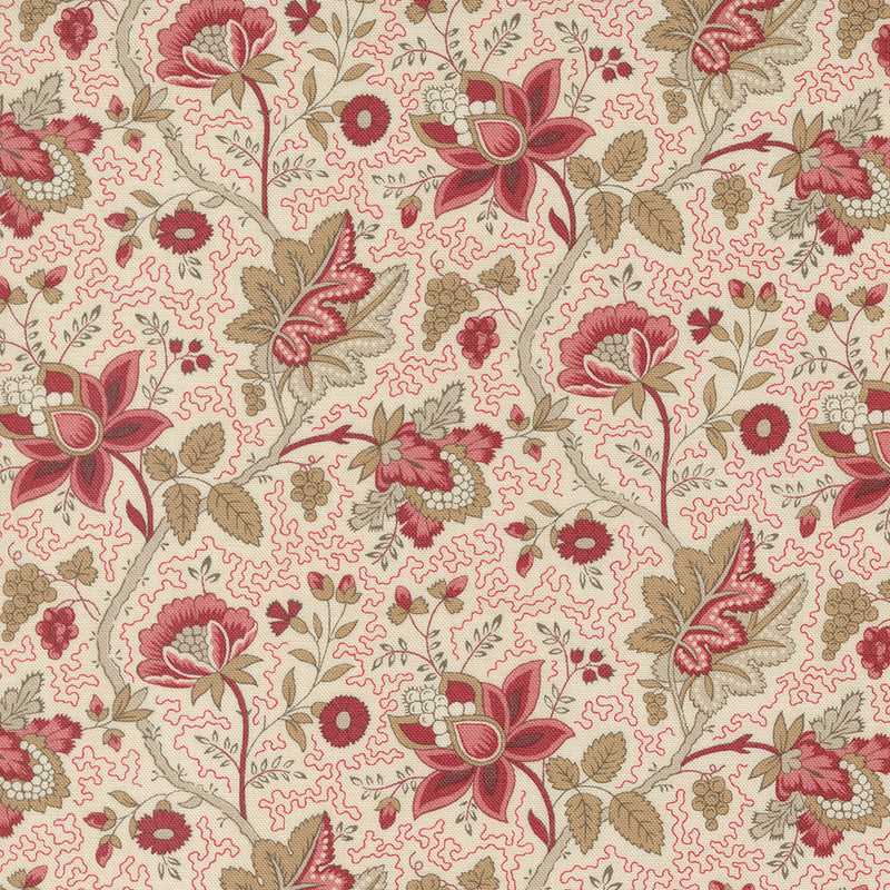 Chateau De Chantilly La Fayette Florals Pearl 13944-16