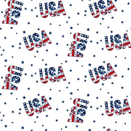Wings of Freedom USA Tossed White/Multi 1535-07