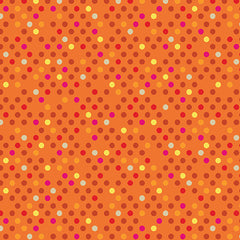 Confetti Drop Orange Multi 16206-37