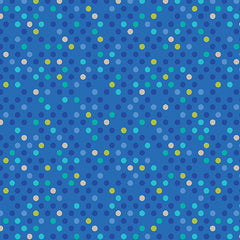 Confetti Drop Blue Multi 16206-54