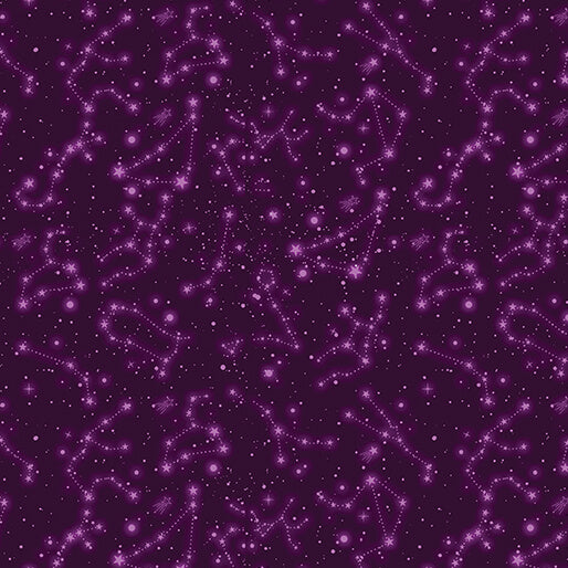 Celestial Skies It's In The Stars Plum 16622P-67