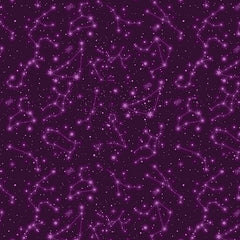 Celestial Skies It's In The Stars Plum 16622P-67