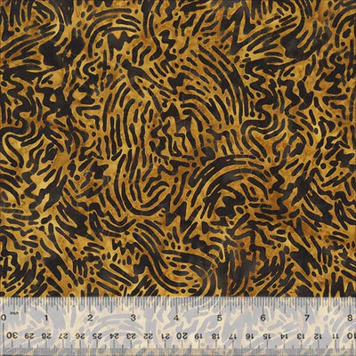 Dapper Doodle Gold Batik 2850Q-X