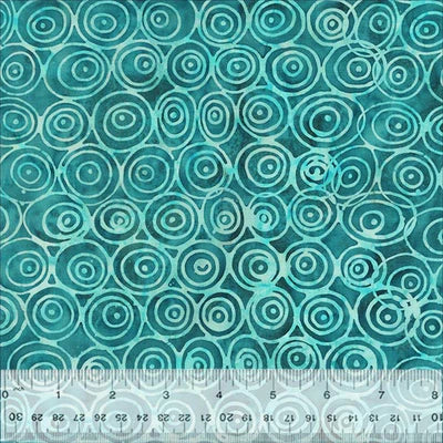 Dapper Targets Teal Batik 2852Q-X