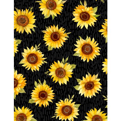 Sunflower ページ Sunflower Splendor Packed Sunflowers Multi 83326-952 | Quilt