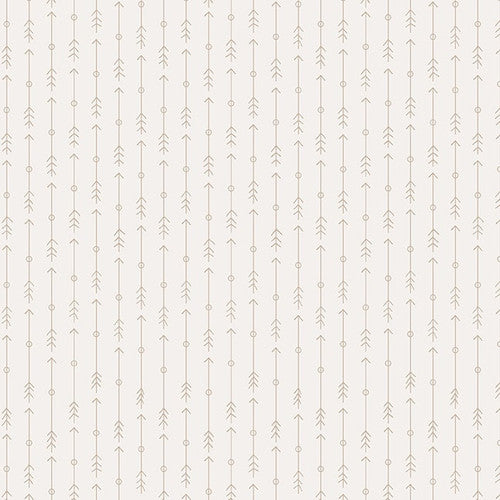 The Mountains Are Calling Flannel Arrow Stripe Cream F-3135-44