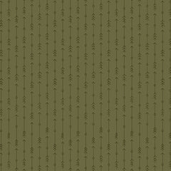 The Mountains Are Calling Flannel Arrow Stripe Green F-3135-66