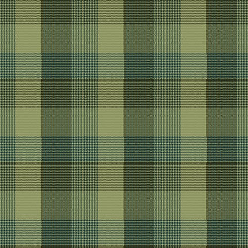 The Mountains Are Calling Window Pane Plaid Green 47" Bolt End F-3137-66