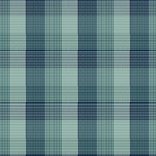 The Mountains Are Calling Window Pane Plaid Teal F-3137-76