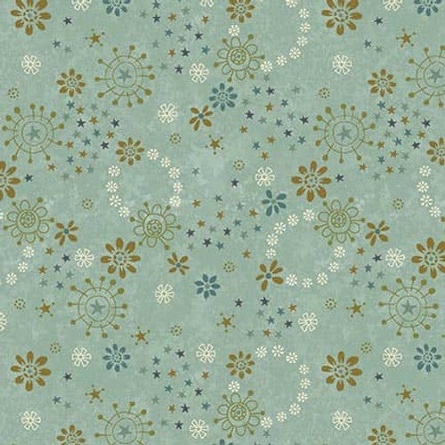 Gift of Grateful Praise Floral Wreath 3229-76 Teal Multi