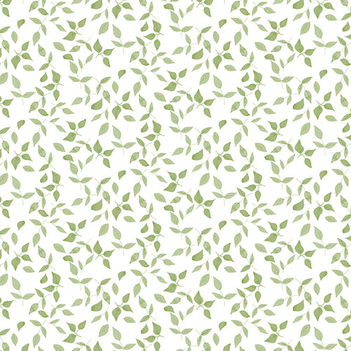 Winsome Critters Leaf Toss White/Green 36258-170