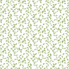 Winsome Critters Leaf Toss White/Green 36258-170