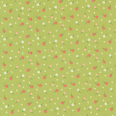 Strawberry Lemonade Ditsy Poppies Lime 37674 19
