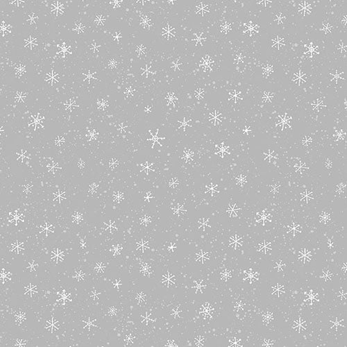 Baby It's Gnomes Outside Snowflakes Gray 39808-909