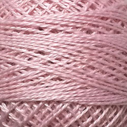 Valdani Pearl Cotton Size 12 Thread Solid Baby Pink Light 45