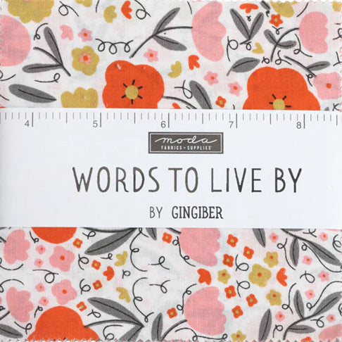 Words To Live By Charm Pack