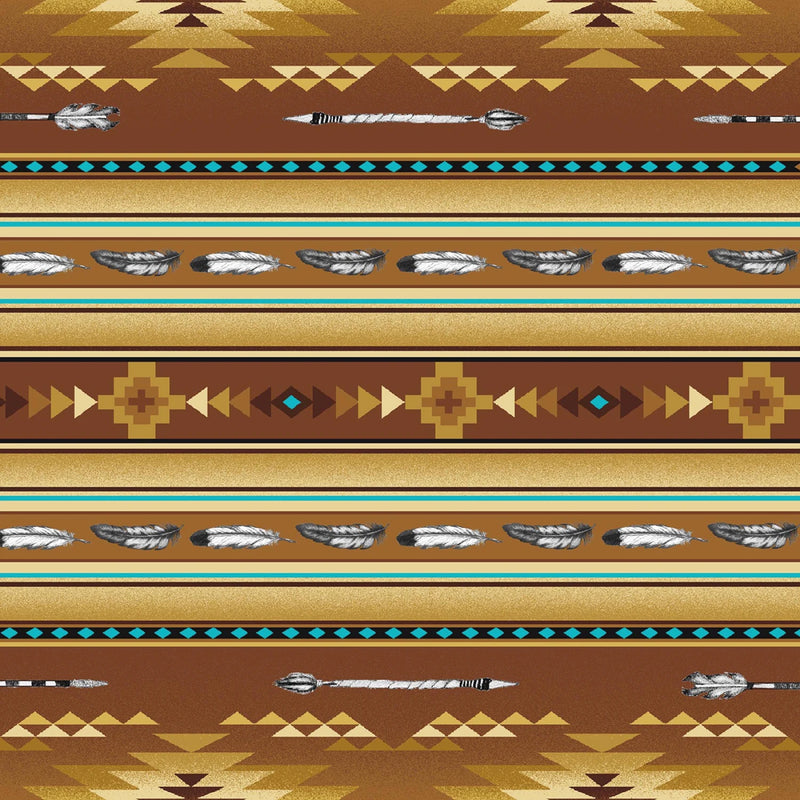 Native Spirit Arrow Stripe Gold ELS530-GOL