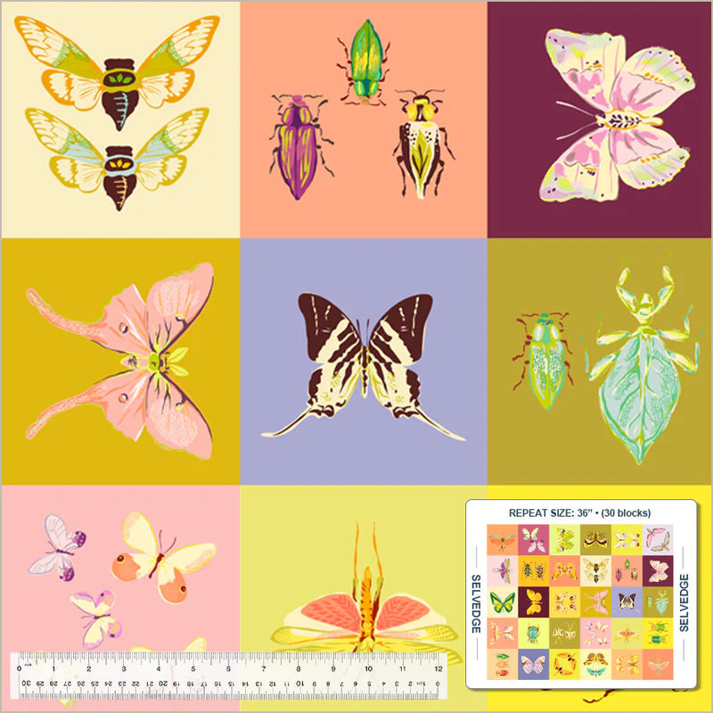 Insectarium Square Dance Multi Panel 54651DP-X