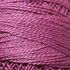 Valdani Pearl Cotton Size 12 Thread Solid Dusty Rose Medium 54