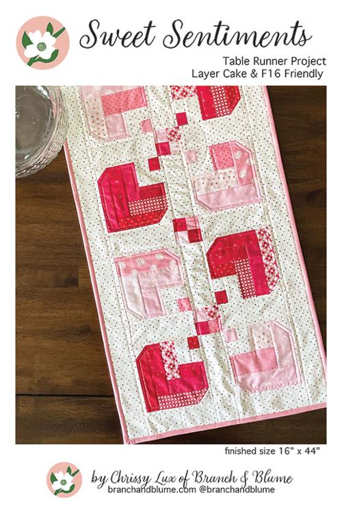 Sweet Sentiments Table Runner