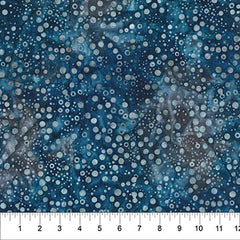 Banyan Batiks Pop Dots Indigo 81900-45