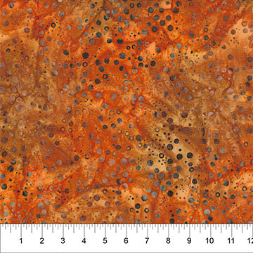 Banyan Batiks Pop Dots Rust 81900-58