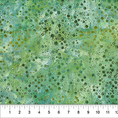 Banyan Batiks Pop Dots Pale Blue Green 81900-65
