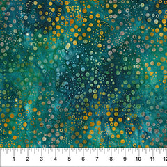 Banyan Batiks Pop Dots Marine Green 81900-73