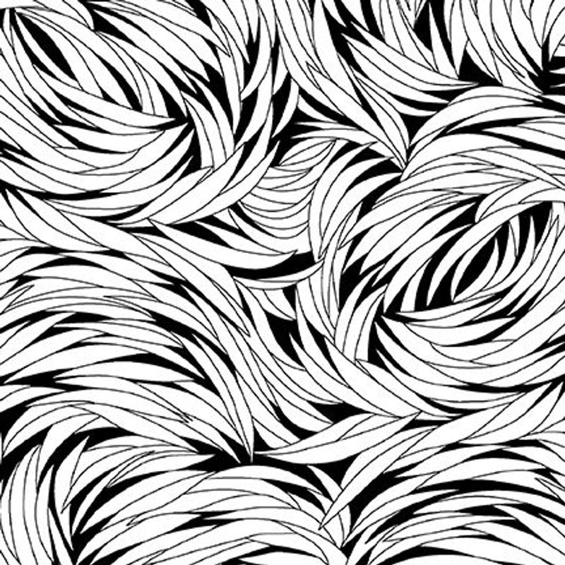 All or Nothing Medium Swirl White/Black 8230-09