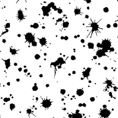 Not So Black and White Spashes Black/White 108