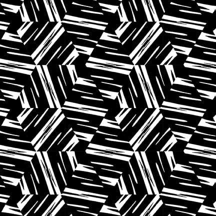 Paradox II Triangle Collage Black 3573-99