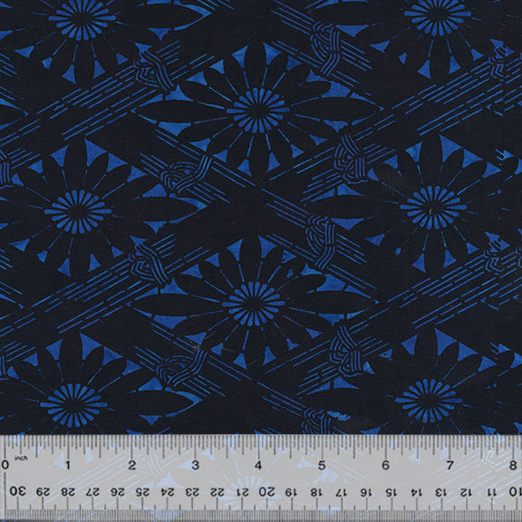 Anthology Indigo Batiks Vol. 2 Fence Black 881Q-6