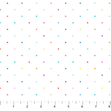 Dovetail White Multi Ditsy Dots 92026-10