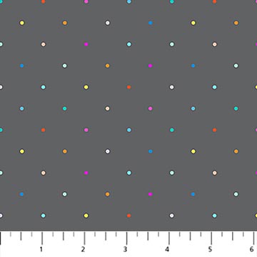 Dewfall Gray Multi Ditsy Dots 92091-95