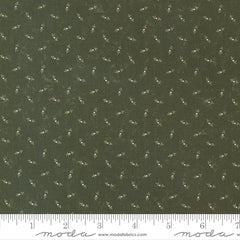 Fluttering Leaves Dots Evergreen 9738-15