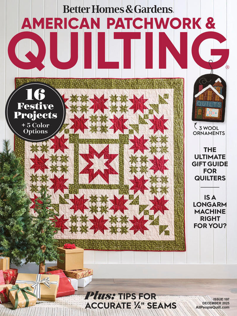 American Patchwork & Quilting Magazine December 2025 Issue