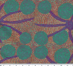 Aboriginals Bush Medicine With Long Stripes Purple