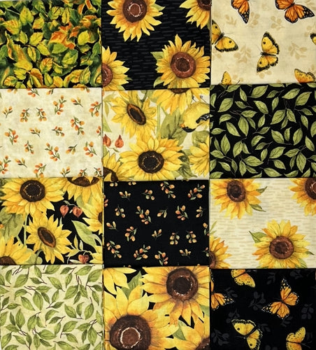 Sunflower Splendor 12 Fat Quarter Bundle