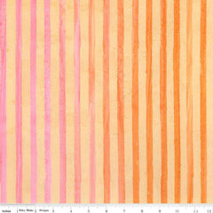Expressions Batiks Elementals Get in Line Coral Fiesta BT21300-243