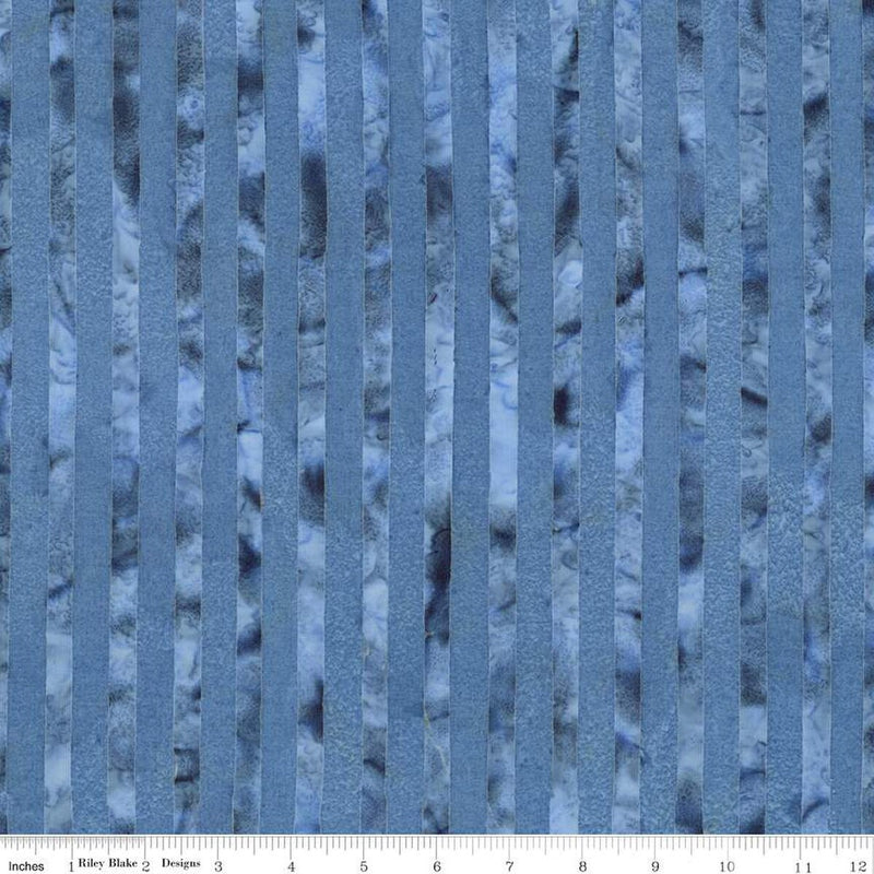 Expressions Batiks Elementals Get in Line Blueprint Matte BT21300-293