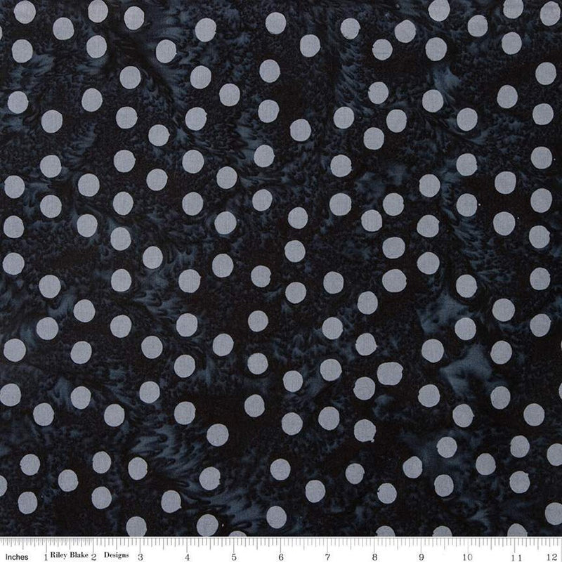 Batiks Polka Pop Dark Skies BT21400-307